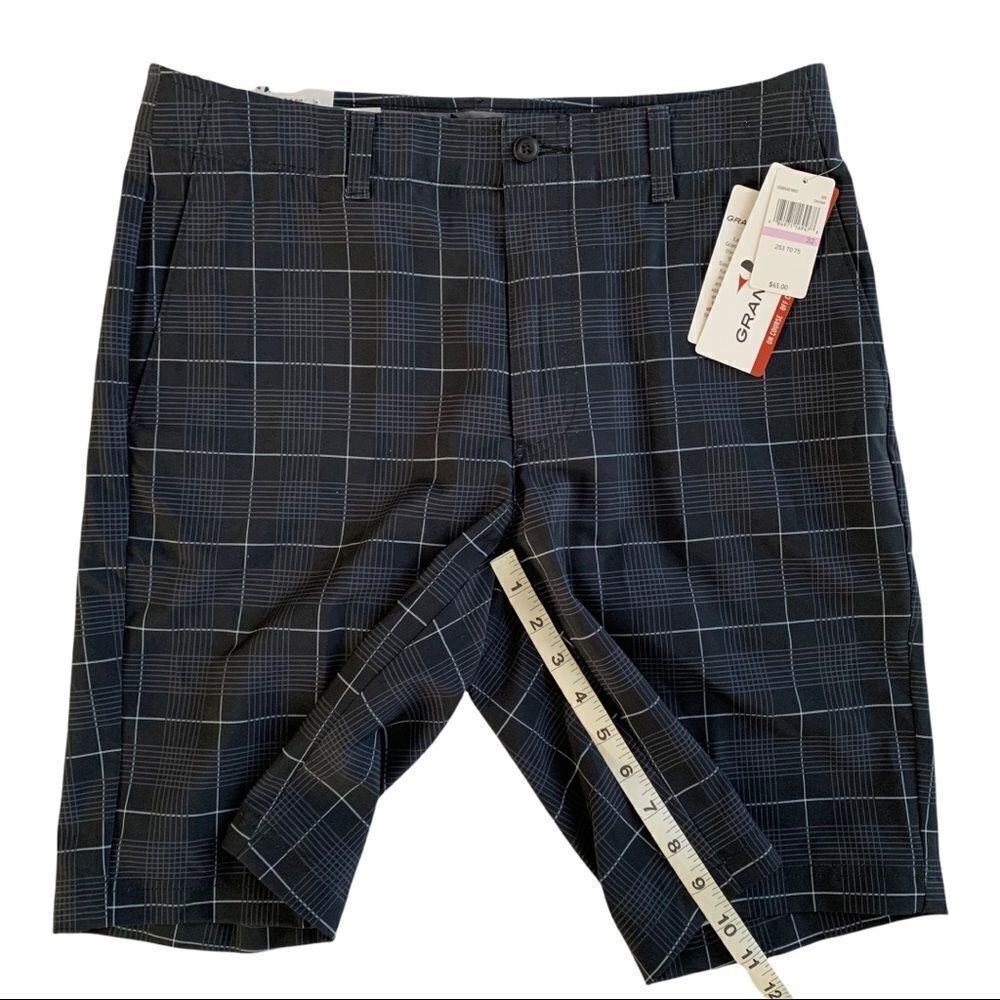 Men's Grand Slam MotionFlow 360 Plaid Golf Shorts! - Picture 4 of 8